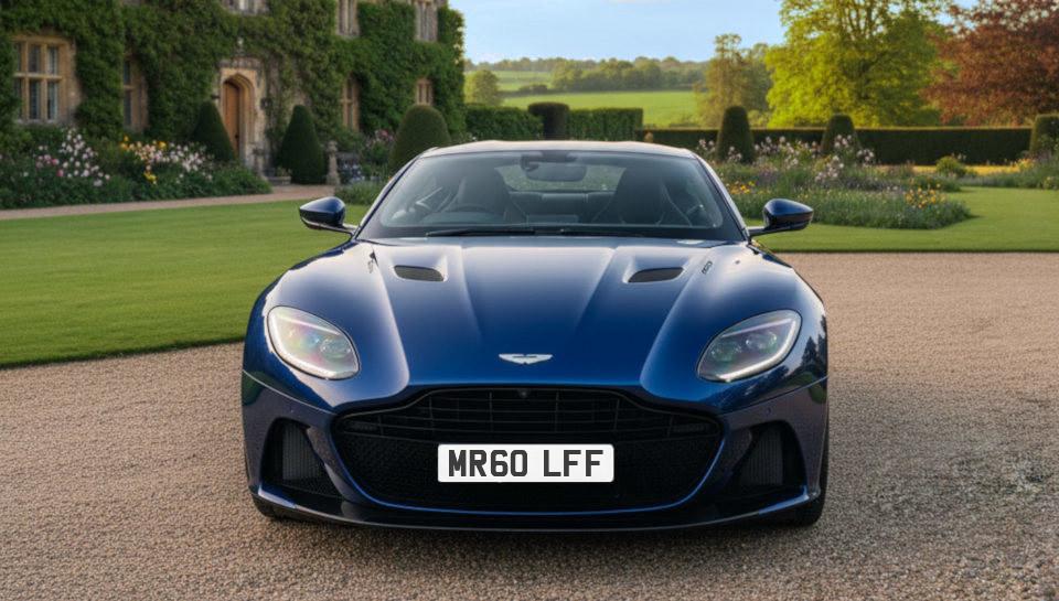 Car with MR60 LFF number plate